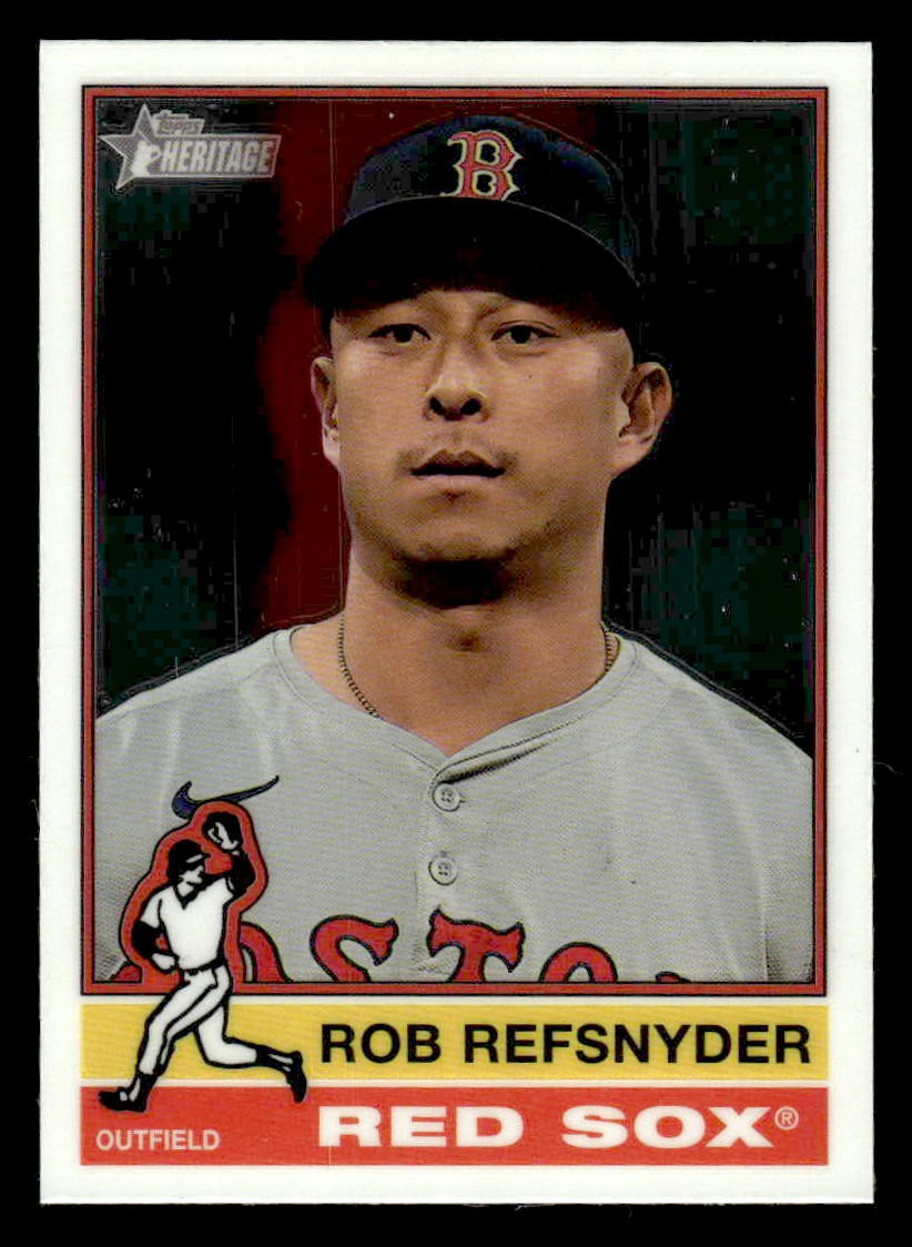 2025 Topps Heritage #213 Rob Refsnyder Chrome