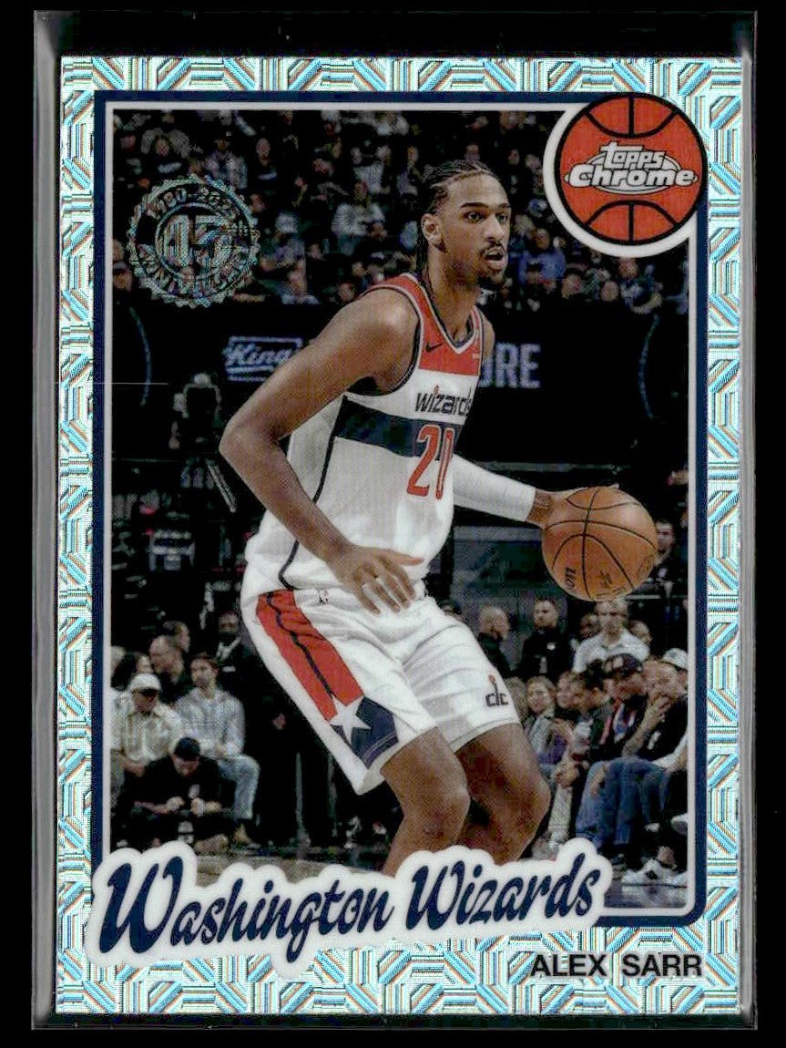 2025-26 Topps #TC-AR Alex Sarr 1980-81 Topps Chrome Basketball