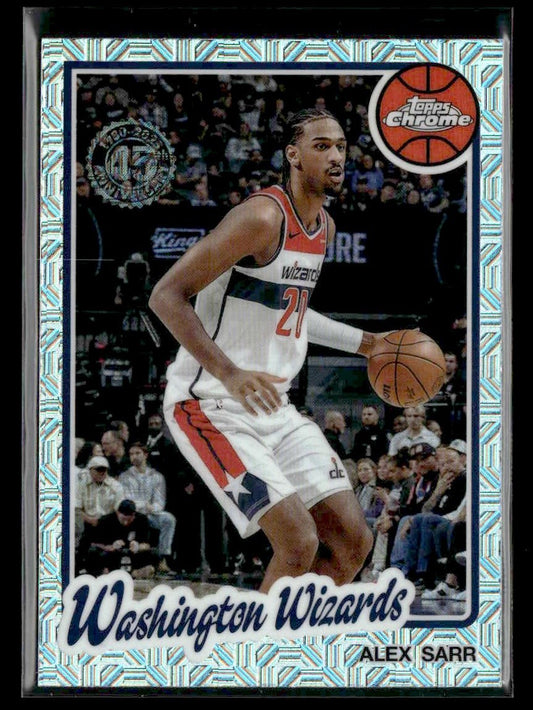 2025-26 Topps #TC-AR Alex Sarr 1980-81 Topps Chrome Basketball