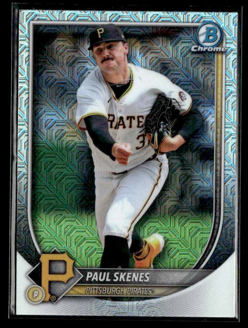 2025 Bowman Chrome #30 Paul Skenes Mega Box Mojo Refractor
