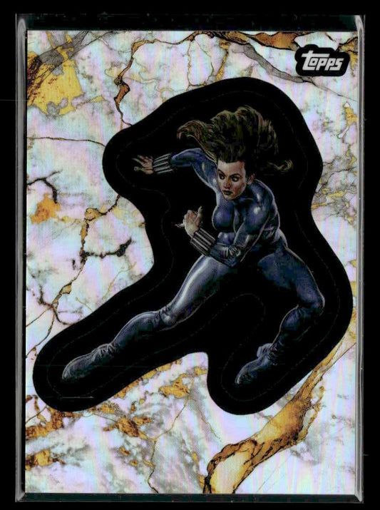 2025 Topps Marvel 1975 Golden Anniversary #62 Black Widow Refractor