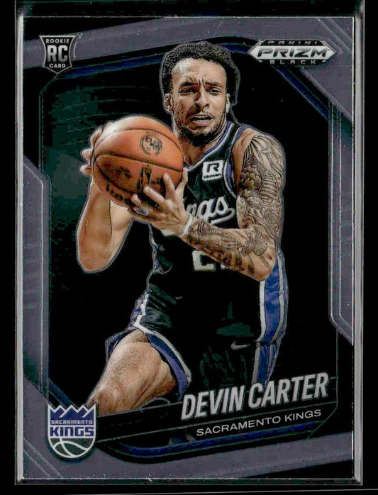 2024-25 Panini Prizm Black #144 Devin Carter