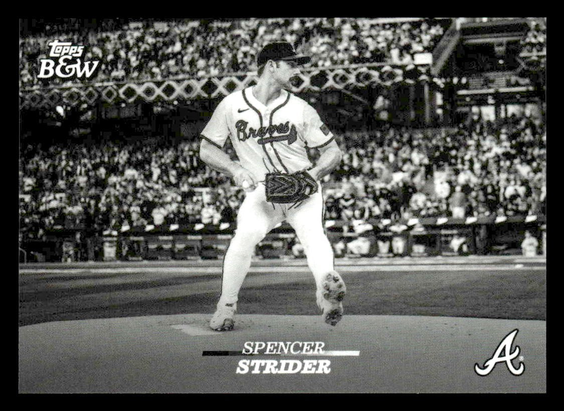 2024 Topps Black & White #82 Spencer Strider