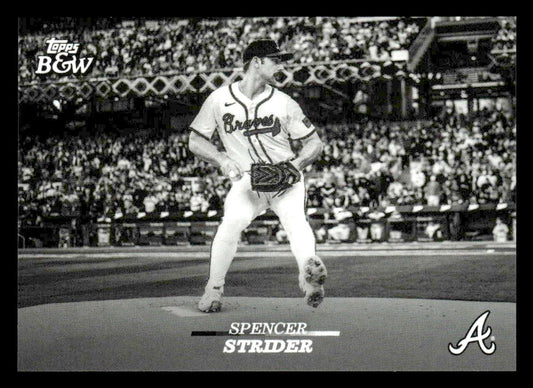 2024 Topps Black & White #82 Spencer Strider