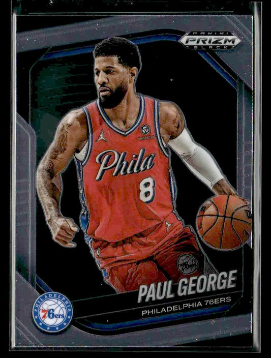 2024-25 Panini Prizm Black #110 Paul George