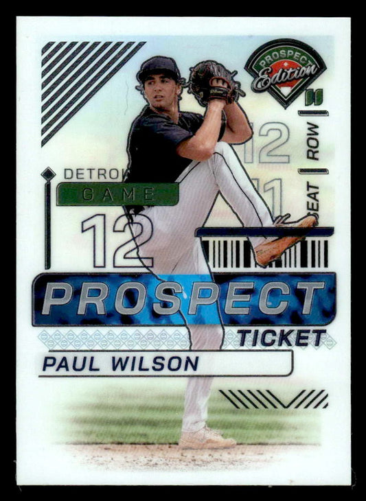 2024 Panini Prospect Edition #169 Paul Wilson Holo