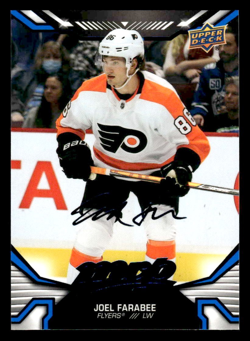 2022-23 Upper Deck MVP #95 Joel Farabee Blue Script