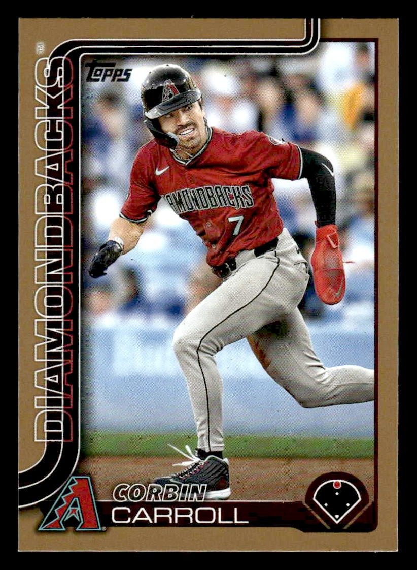 2025 Topps #78 Corbin Carroll Gold #/2025