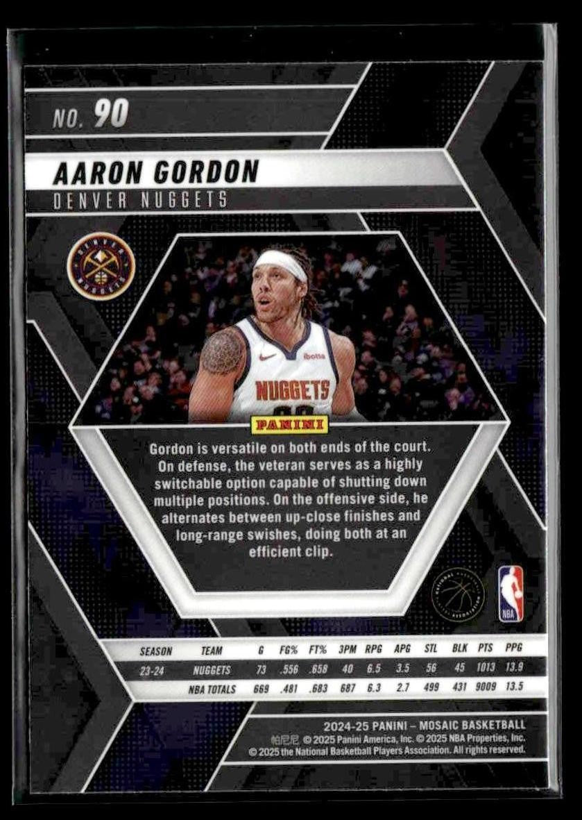 2024-25 Panini Mosaic #90 Aaron Gordon