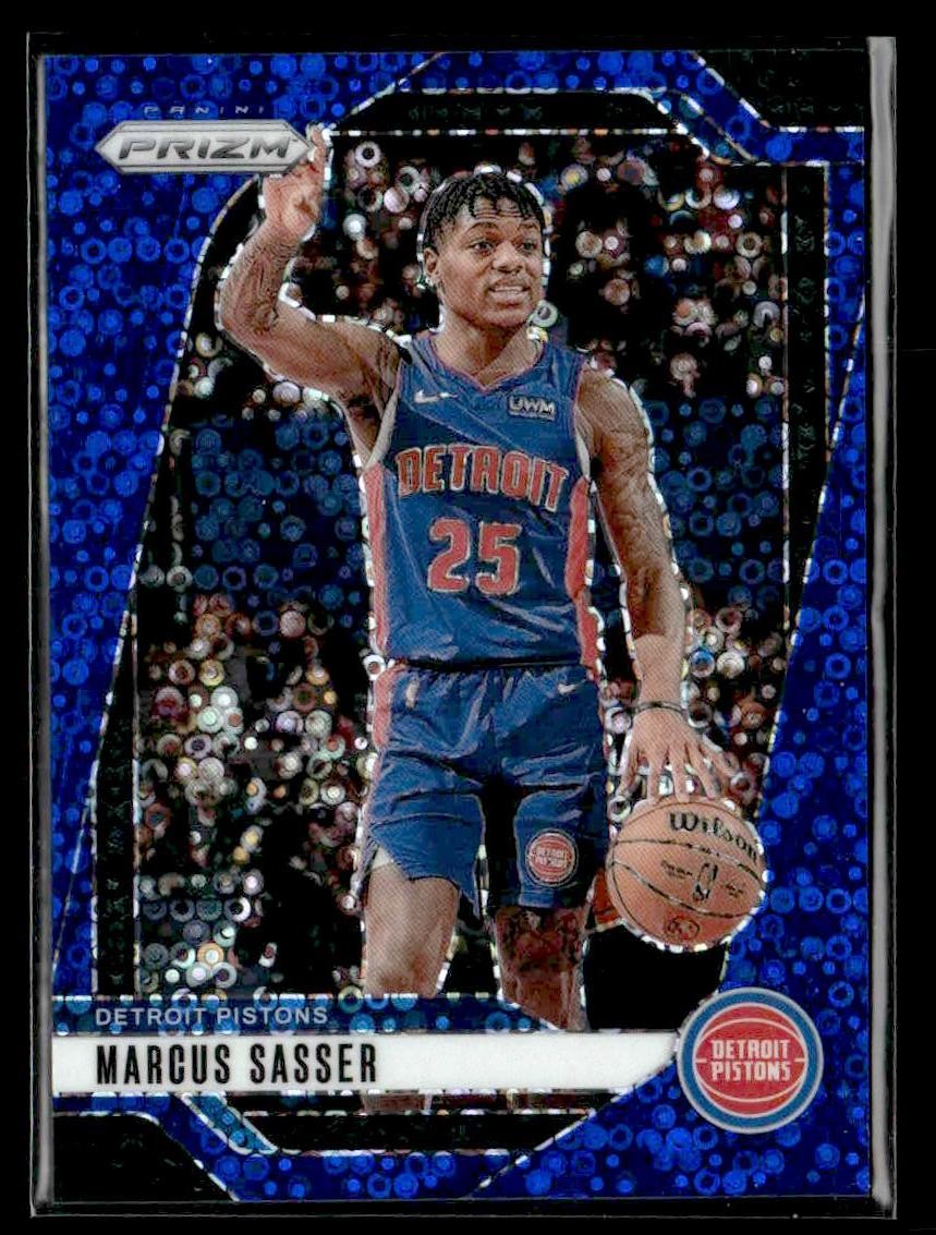 2024-25 Panini Prizm #21 Marcus Sasser Prizms Fast Break Blue #/150