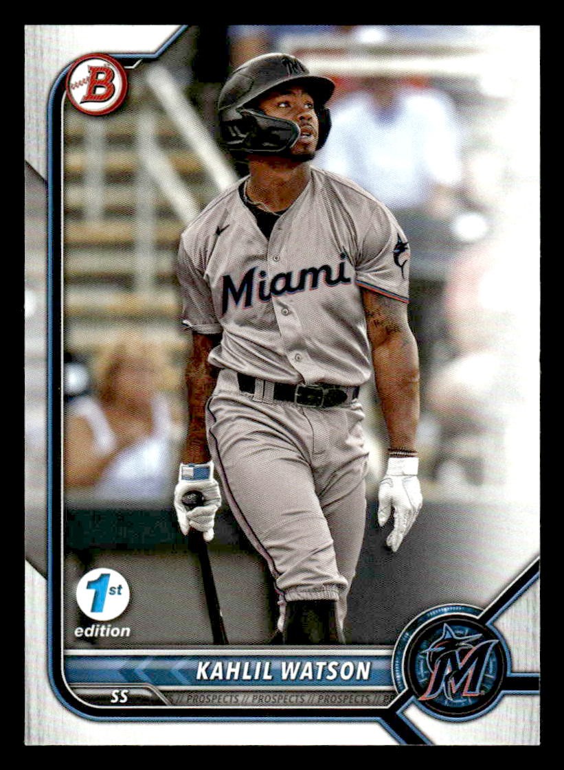 2022 Bowman Draft 1st Edition #BD-35 Kahlil Watson