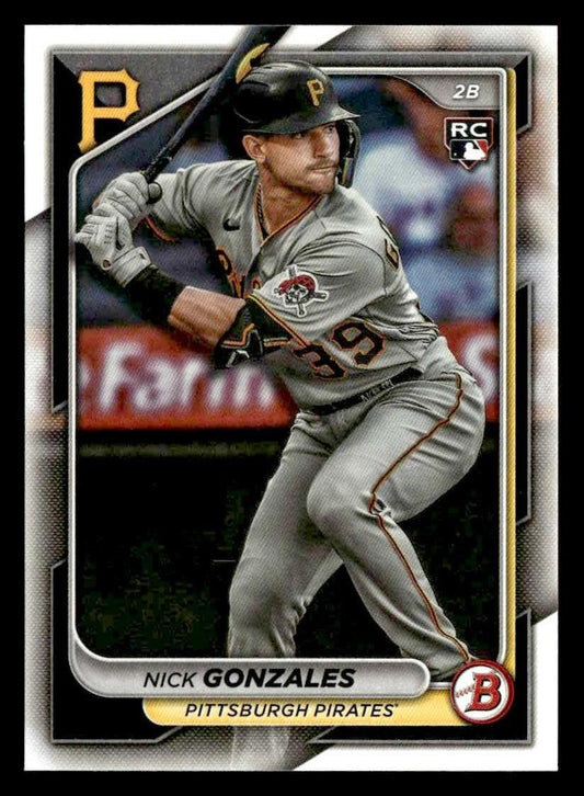 2024 Bowman #62 Nick Gonzales