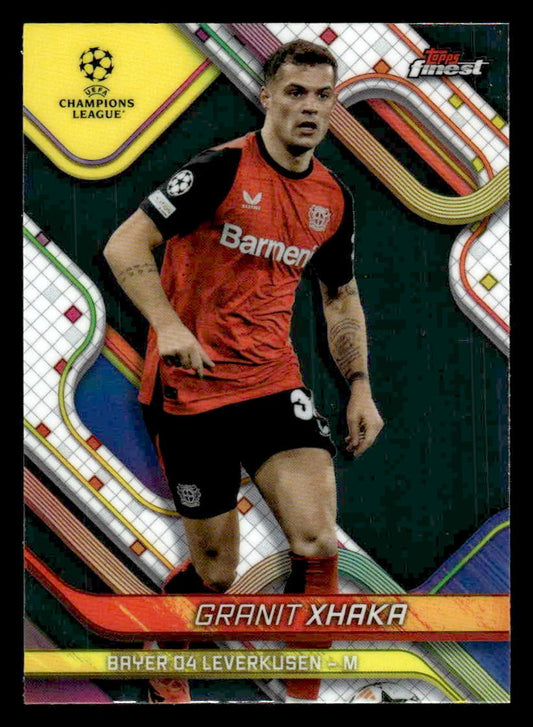 2024-25 Topps Finest UEFA Club Comp #34 Grant Xhaka
