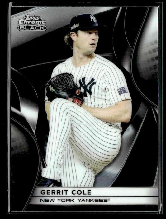 2025 Topps Chrome Black #126 Gerrit Cole