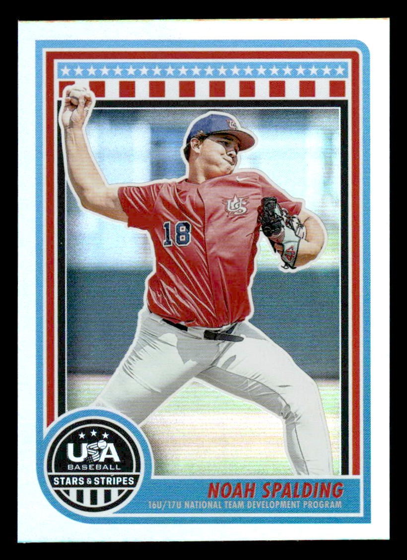 2025 Panini Stars and Stripes USA Baseball #171 Noah Spalding