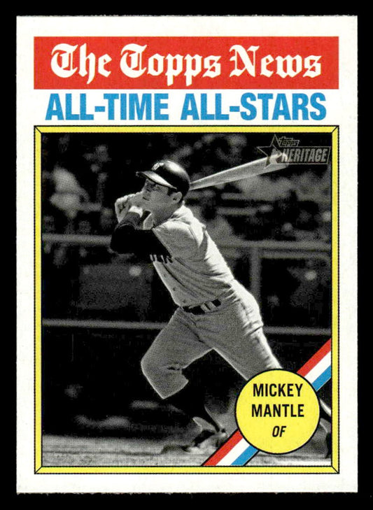 2025 Topps Heritage #349 Mickey Mantle