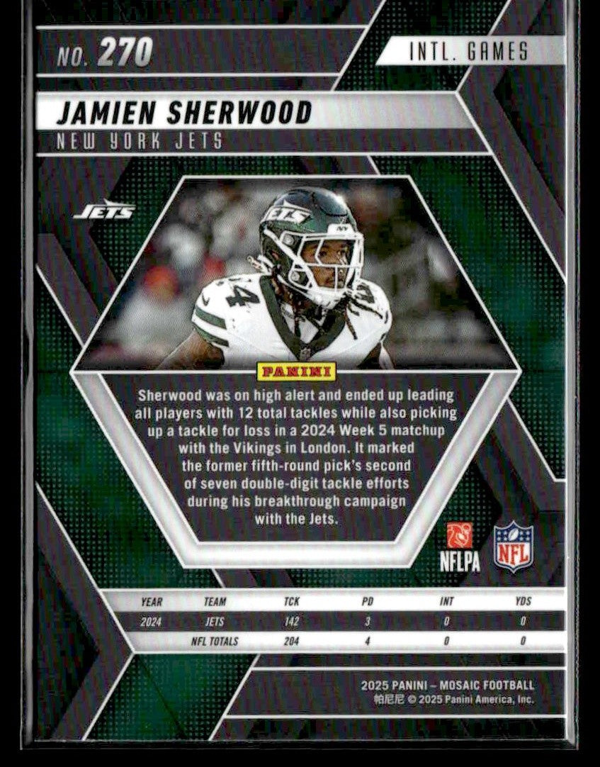 2025 Panini Mosaic #270 Jamien Sherwood