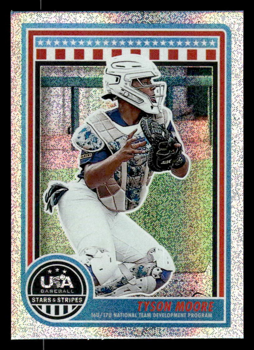2025 Panini Stars and Stripes USA Baseball #174 Tyson Moore Opening Day