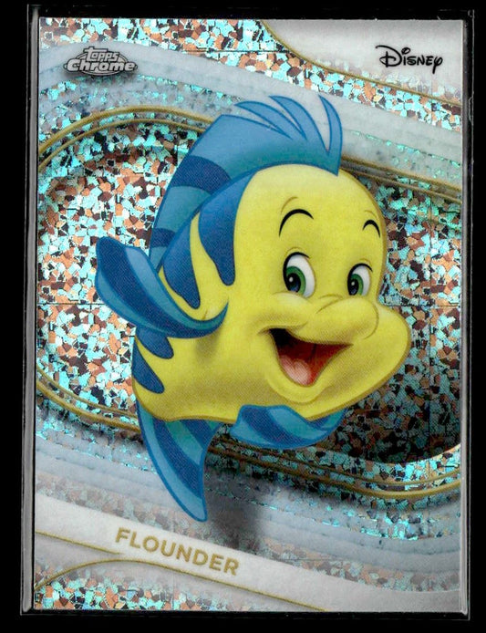 🌟 Flounder — 2025 Topps Chrome Disney Mini-Diamonds #60 🌟