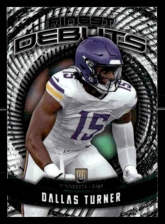 2024 Finest #D-19 Dallas Turner Debut