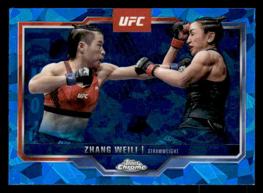 2025 Topps Chrome Sapphire Edition UFC #55 Zhang Weili