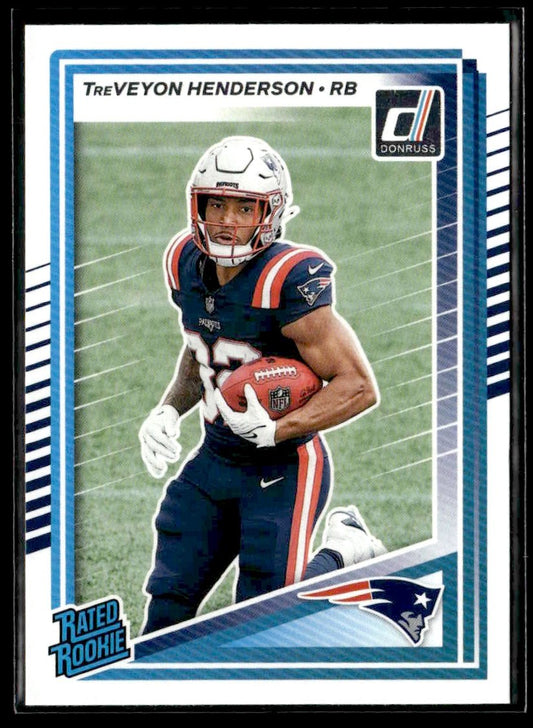 2025 Donruss #332 TreVeyon Henderson Rated Rookies