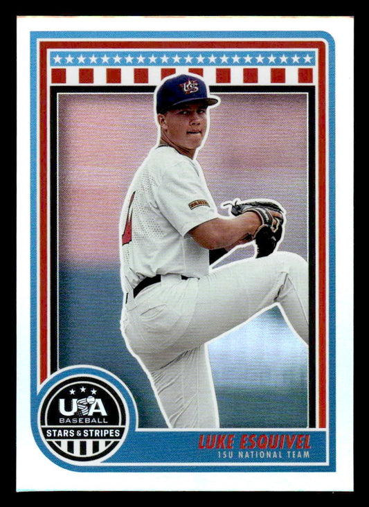 2025 Panini Stars and Stripes USA Baseball #61 Luke Esquivel