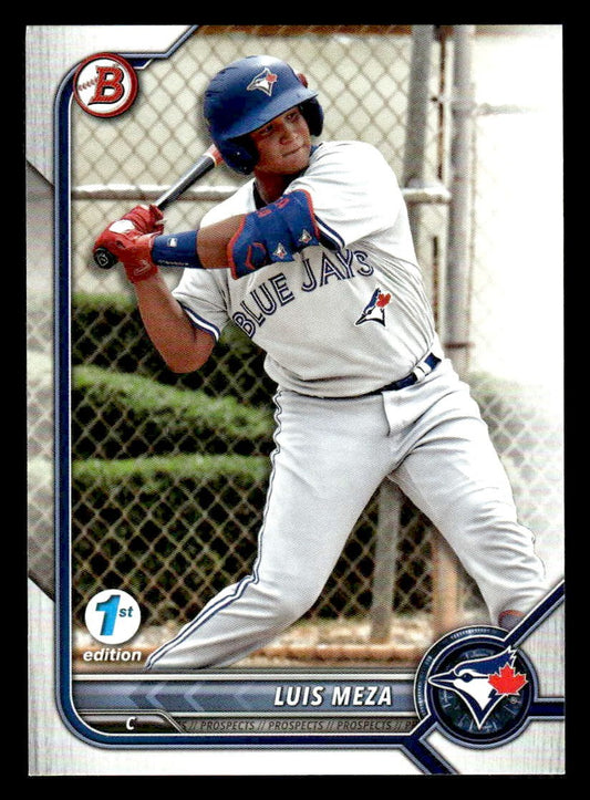 2022 Bowman Draft 1st Edition #BD-89 Luis Meza