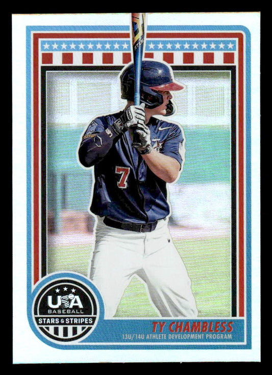 2025 Panini Stars and Stripes USA Baseball #183 Ty Chambless