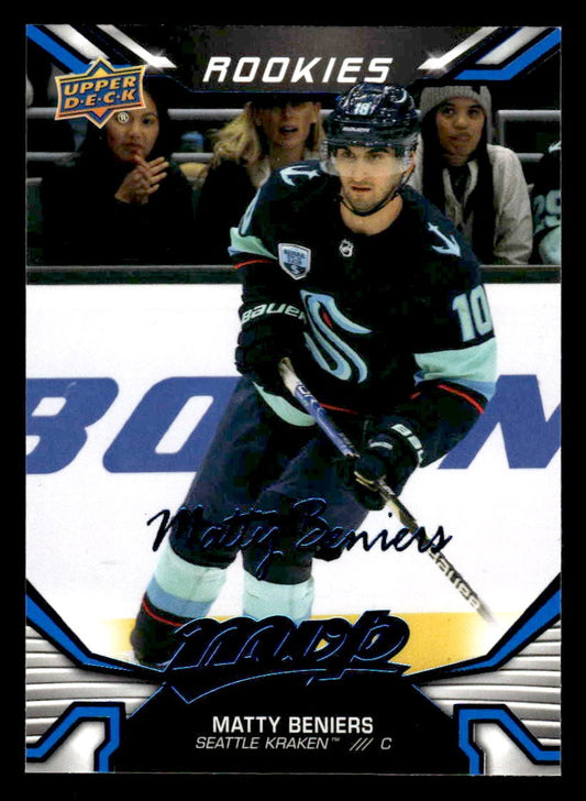 2022-23 Upper Deck MVP #244 Matty Beniers Blue Script
