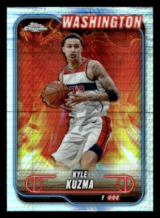 2024-25 Topps Chrome #15 Kyle Kuzma Prism Refractor
