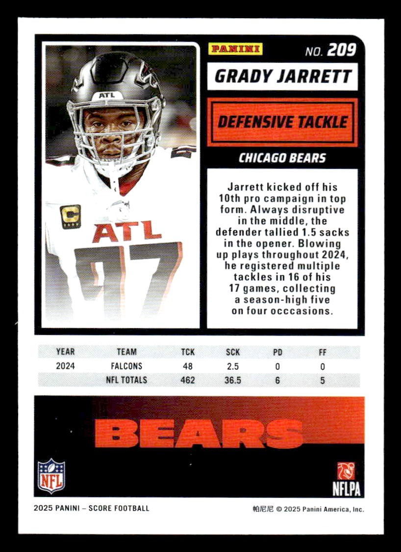2025 Score #209 Grady Jarrett