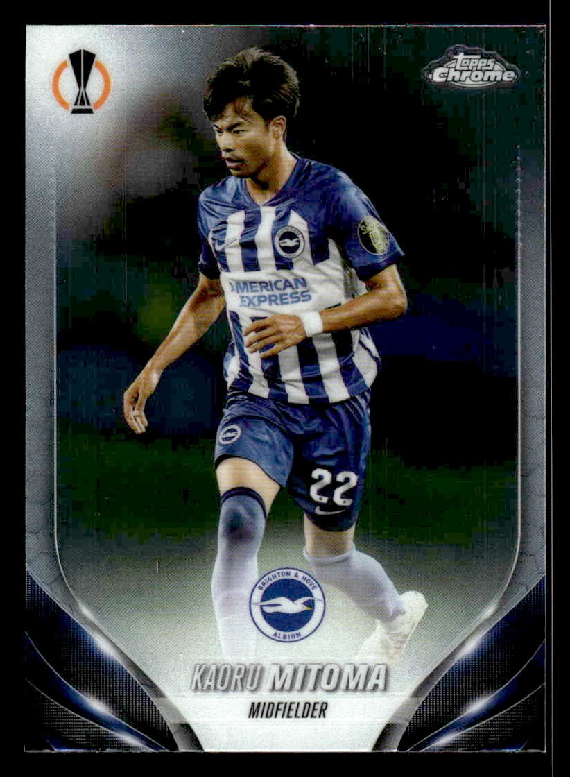 2023-24 Topps Chrome UEFA Club Competitions #169 Kaoru Mitoma