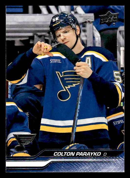 2023-24 Upper Deck #408 Colton Parayko