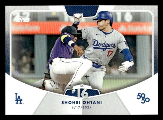 2024 Topps 50/50: Shohei Ohtani #35 Shohei Ohtani