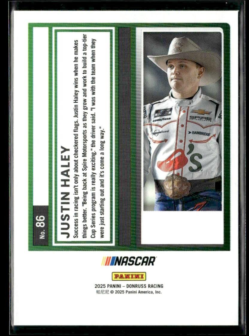 2025 Donruss #86 Justin Haley