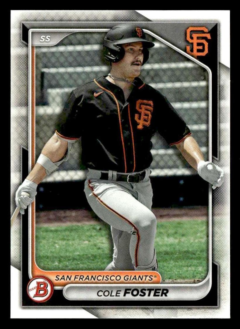 2024 Bowman #BP-83 Cole Foster Prospects
