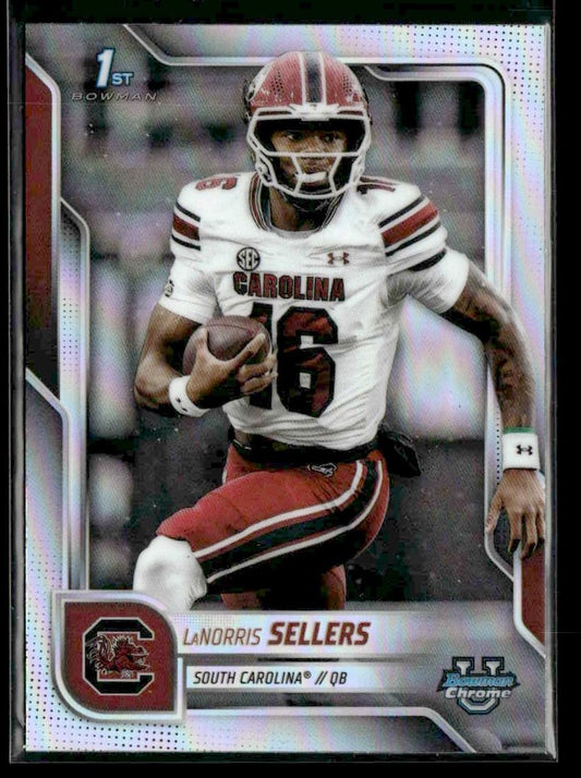 2025 Bowman University Chrome #168 LaNorris Sellers Refractor