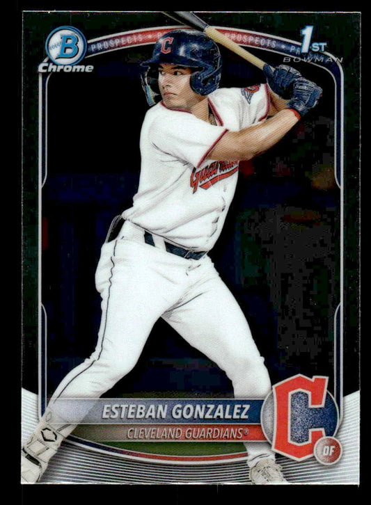 2025 Bowman #BCP-70 Esteban Gonzalez Chrome Prospects