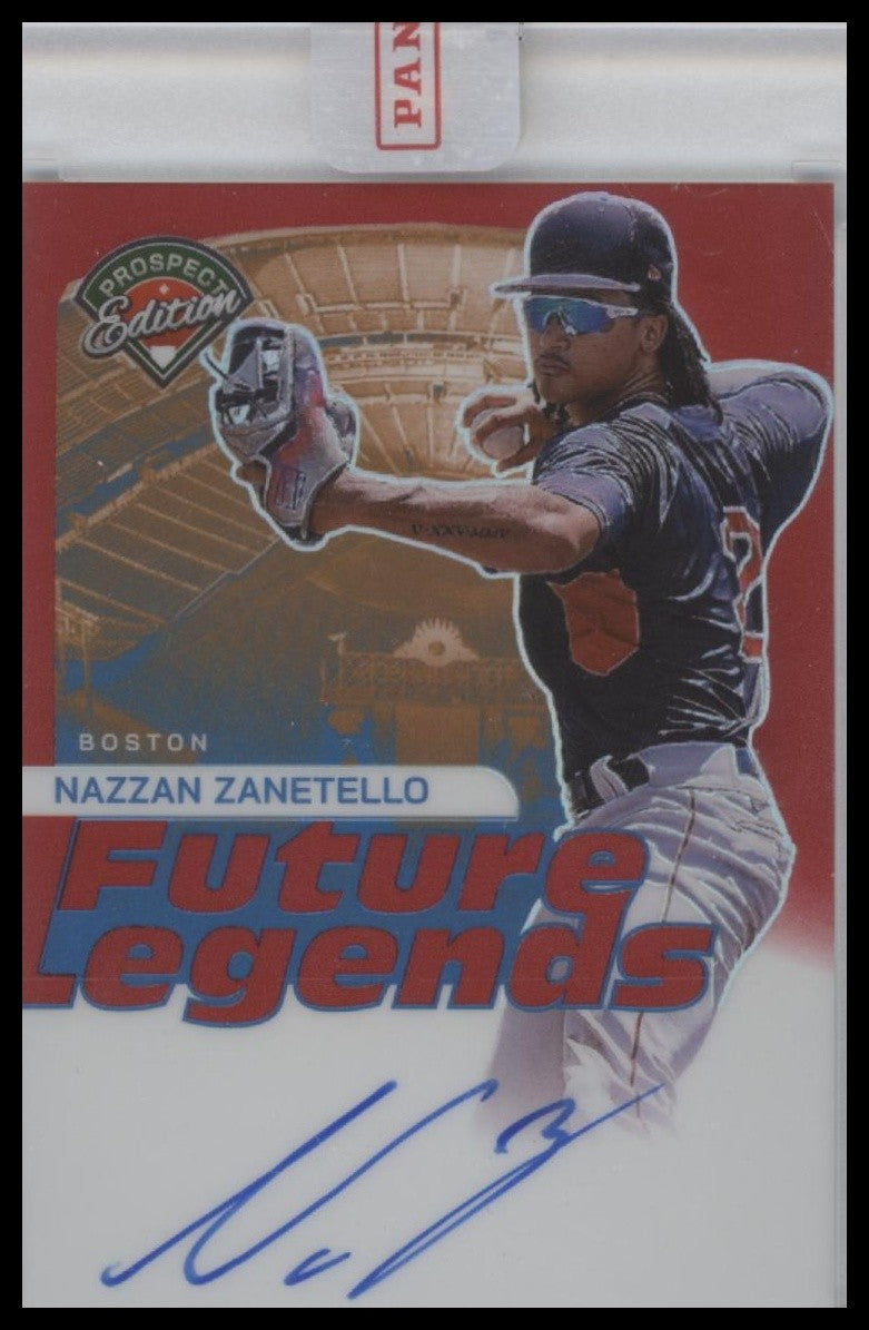 2024 Panini Prospect Edition #10 Nazzan Zanetello Future Legends Sigs - Red #/99