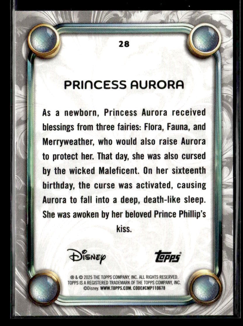 2025 Topps Disney Wonder #28 Princess Aurora