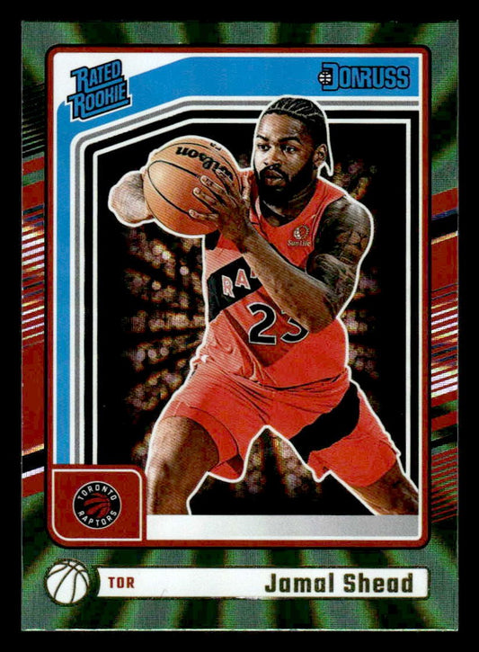 2024-25 Donruss #246 Jamal Shead Holo Green Laser
