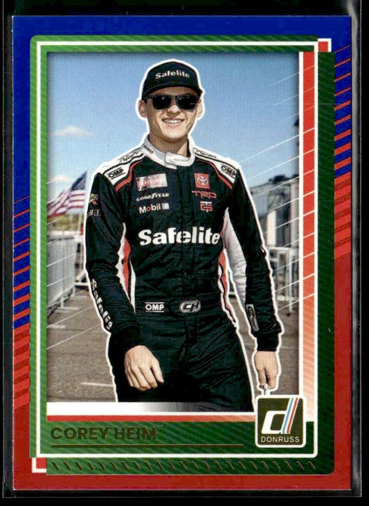 2025 Donruss #31 Corey Heim Red and Blue