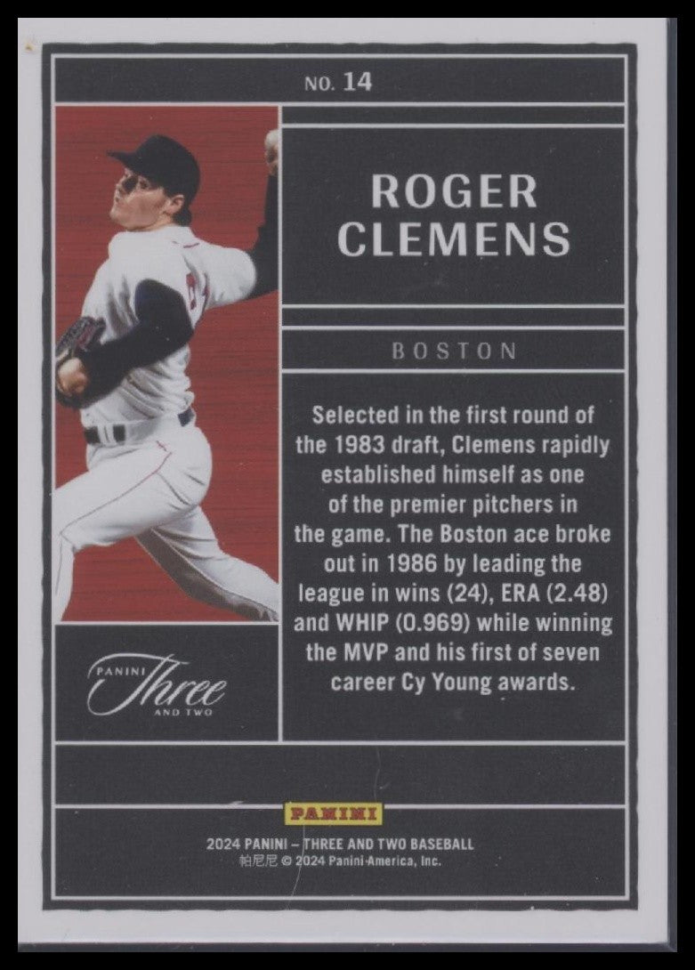 2024 Panini Three and Two #14 Roger Clemens Draft Class #/99
