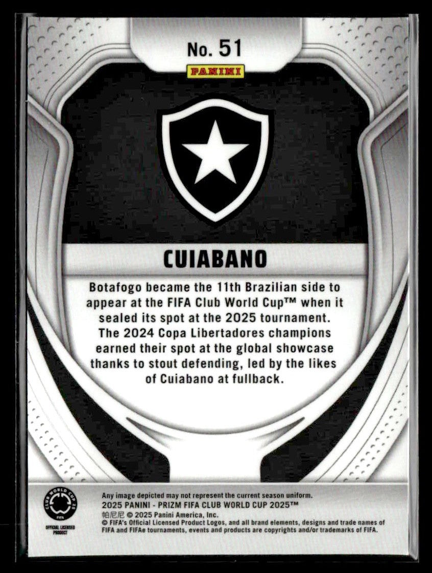 2025 Panini Prizm FIFA Club World Cup #51 Cuiabano