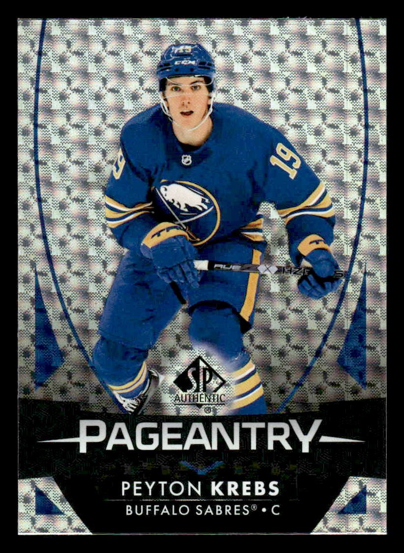 2023-24 SP Authentic #P-49 Peyton Krebs Pageantry