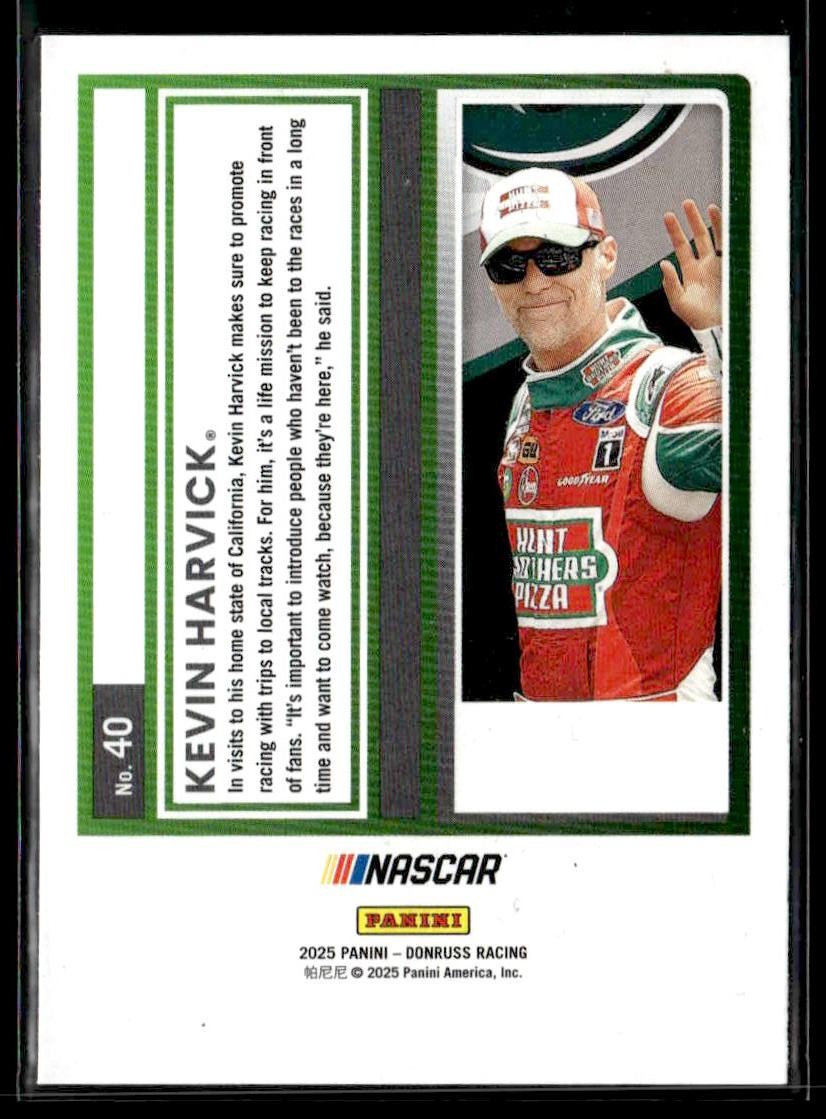 2025 Donruss #40 Kevin Harvick Red and Blue