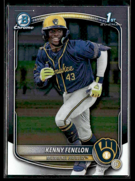 2025 Bowman Chrome #BCP-190 Kenny Fenelon
