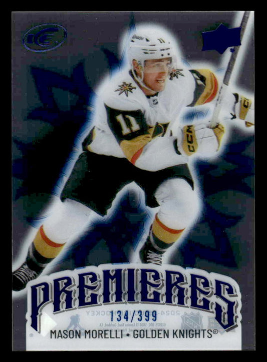 2024-25 Upper Deck Ice #181 Mason Morelli Blue #/399