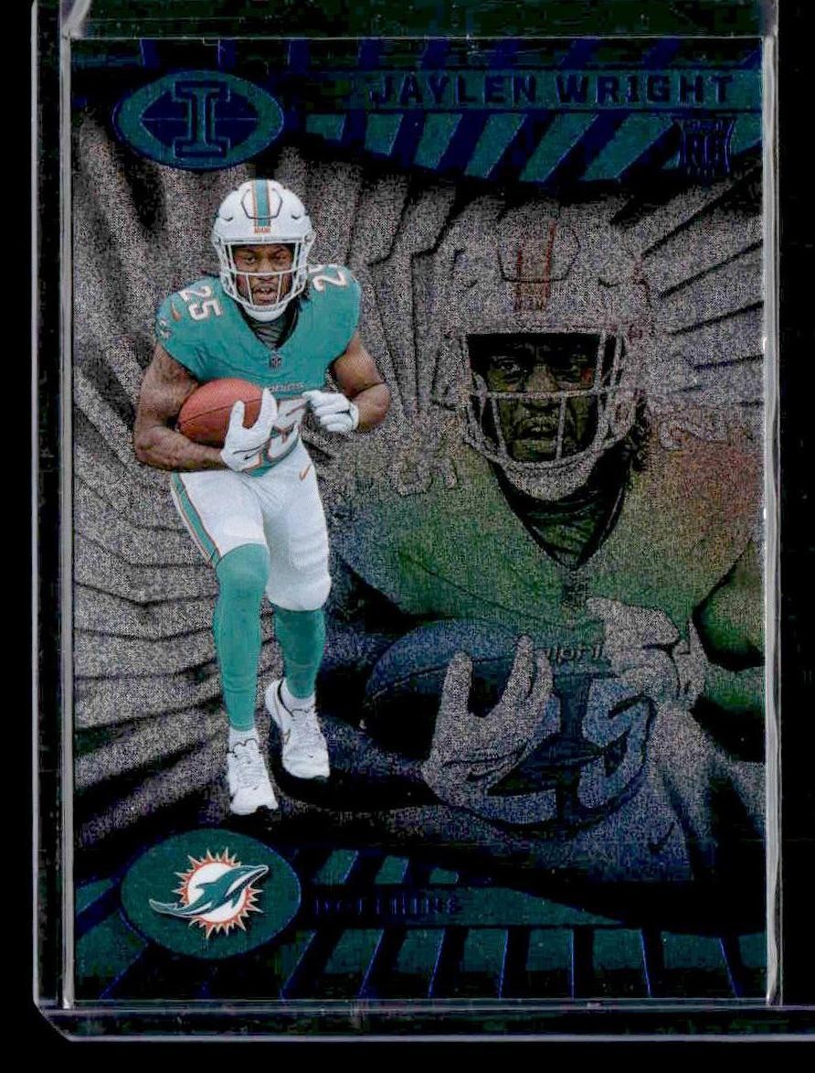 2024 Panini Illusions #56 Jaylen Wright Dots Trophy Collection